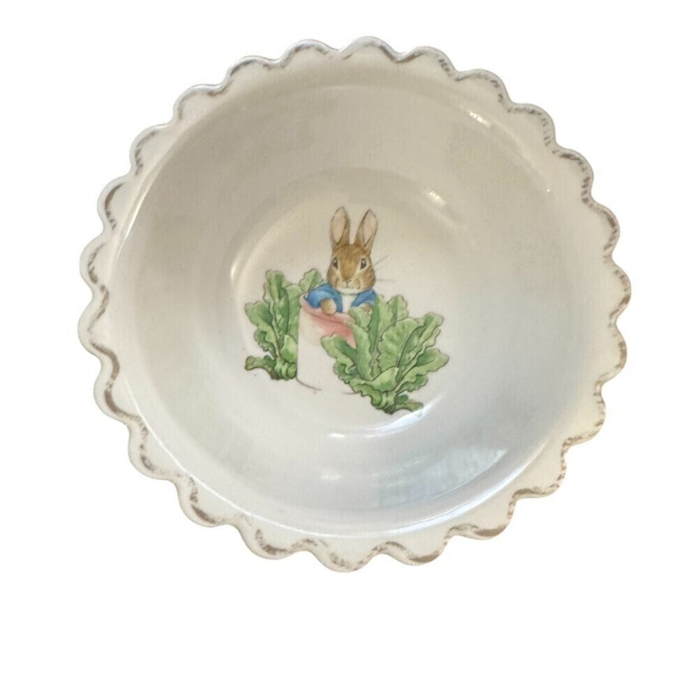 pottery barn kids peter rabbit bowls melamine set of 4 easter cabbage patch - Picture 2 of 8